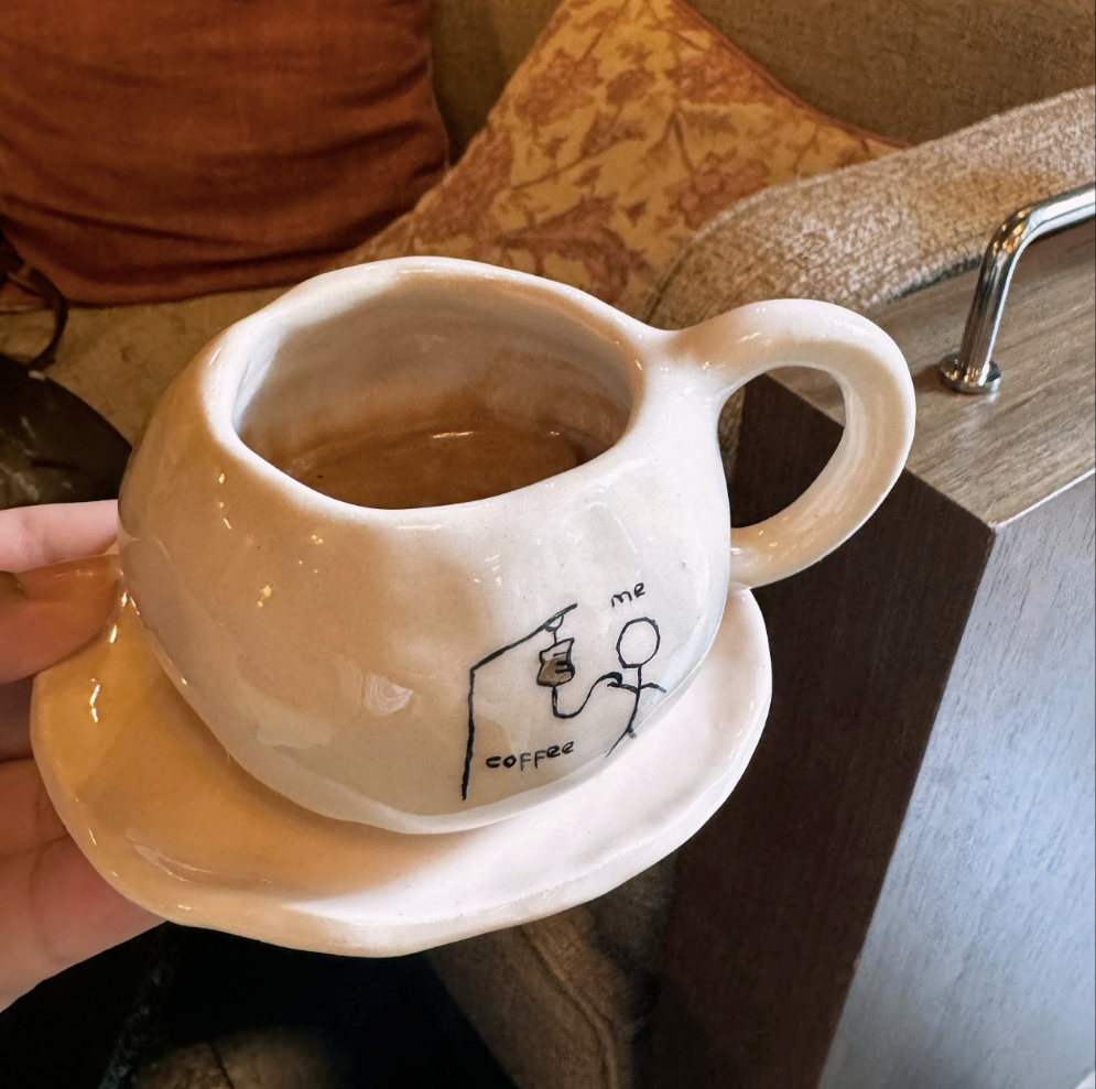 LIFE HAPPENS COFFEE HELPS