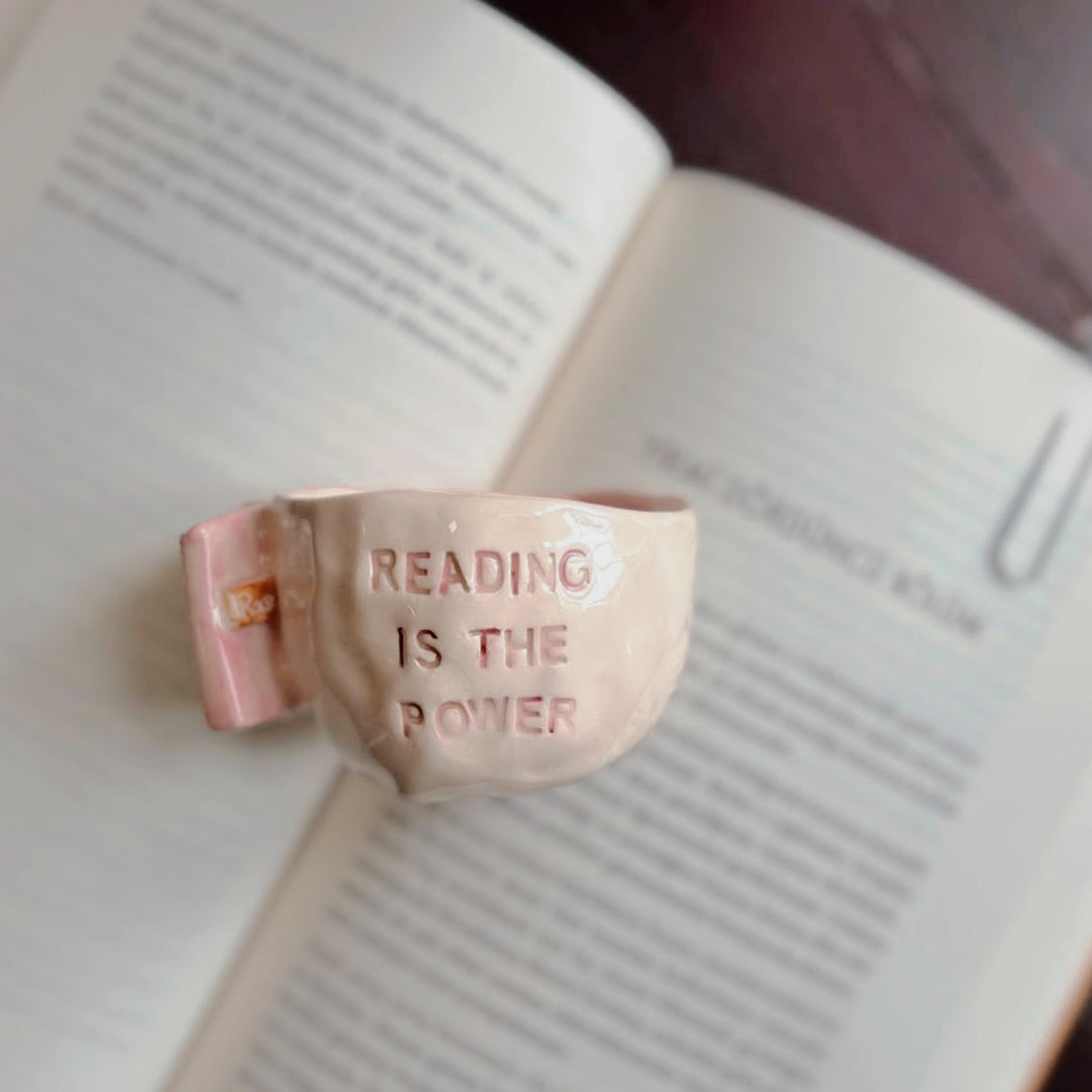 READING IS THE POWER PINK