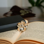 BOOKMARK-FLOWER METAL