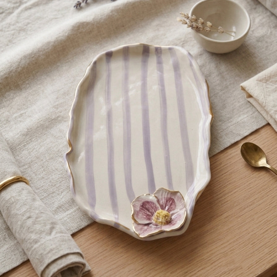 PURPLE BLOOM PLATE